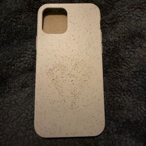 Sustainable Beige Phone Case with Mountain Design